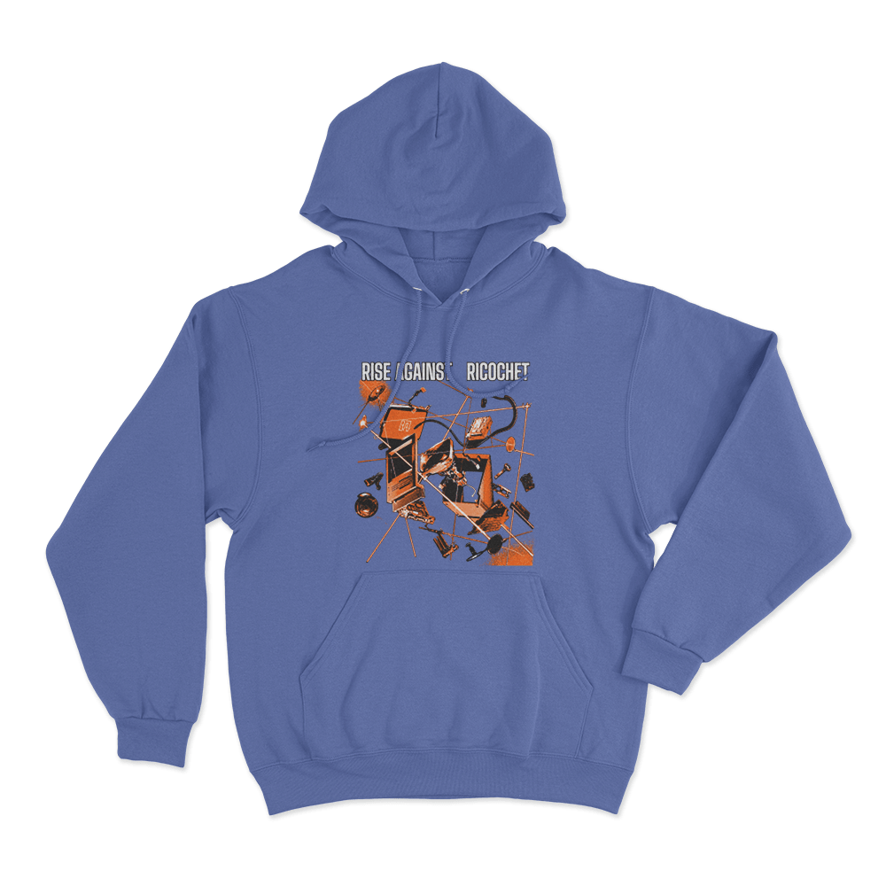Ricochet Album Cover Unisex Hoodie Blue Ricochet Album Cover Unisex Hoodie Blue