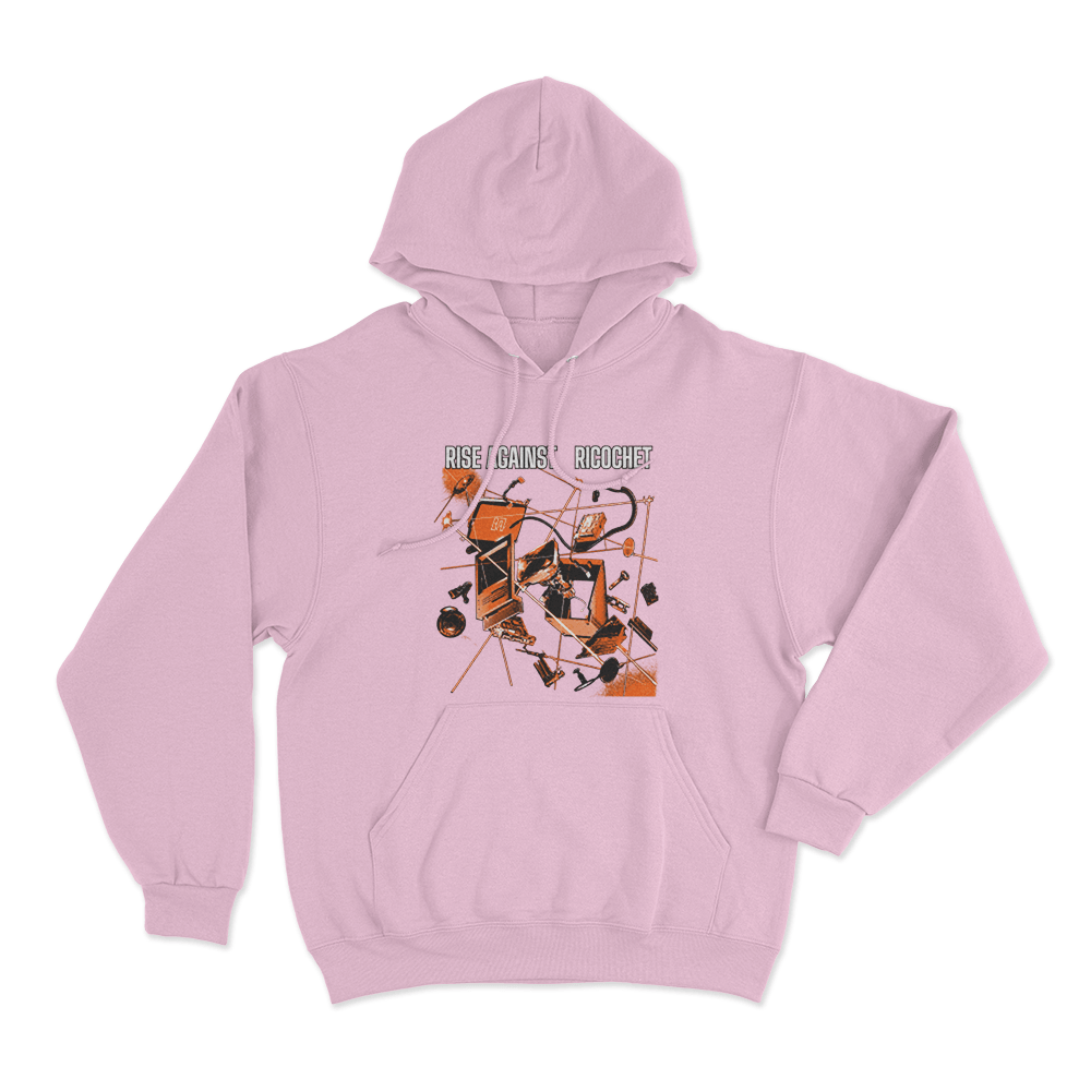 Ricochet Album Cover Unisex Hoodie Pink Ricochet Album Cover Unisex Hoodie Pink
