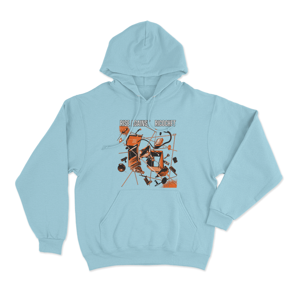 Ricochet Album Cover Unisex Hoodie Sky Blue Ricochet Album Cover Unisex Hoodie Sky Blue