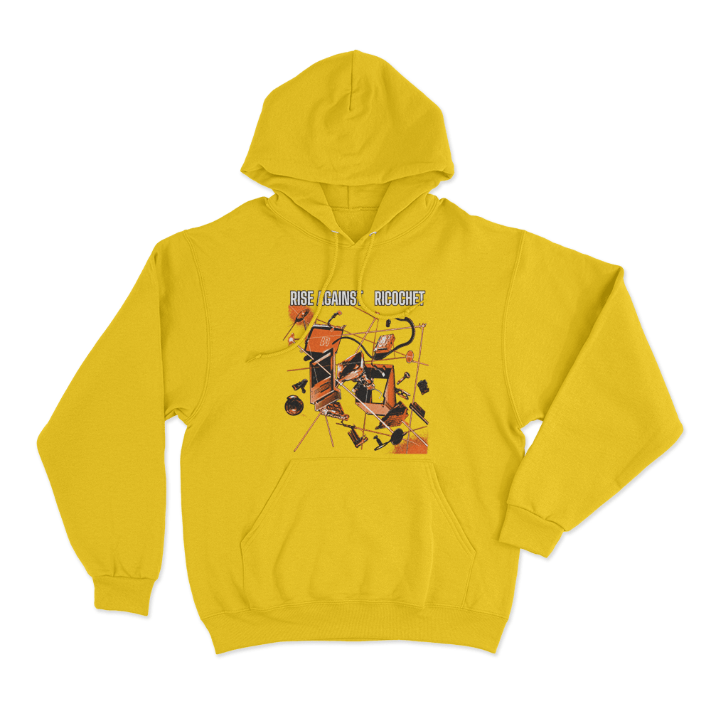 Ricochet Album Cover Unisex Hoodie Yellow Ricochet Album Cover Unisex Hoodie Yellow