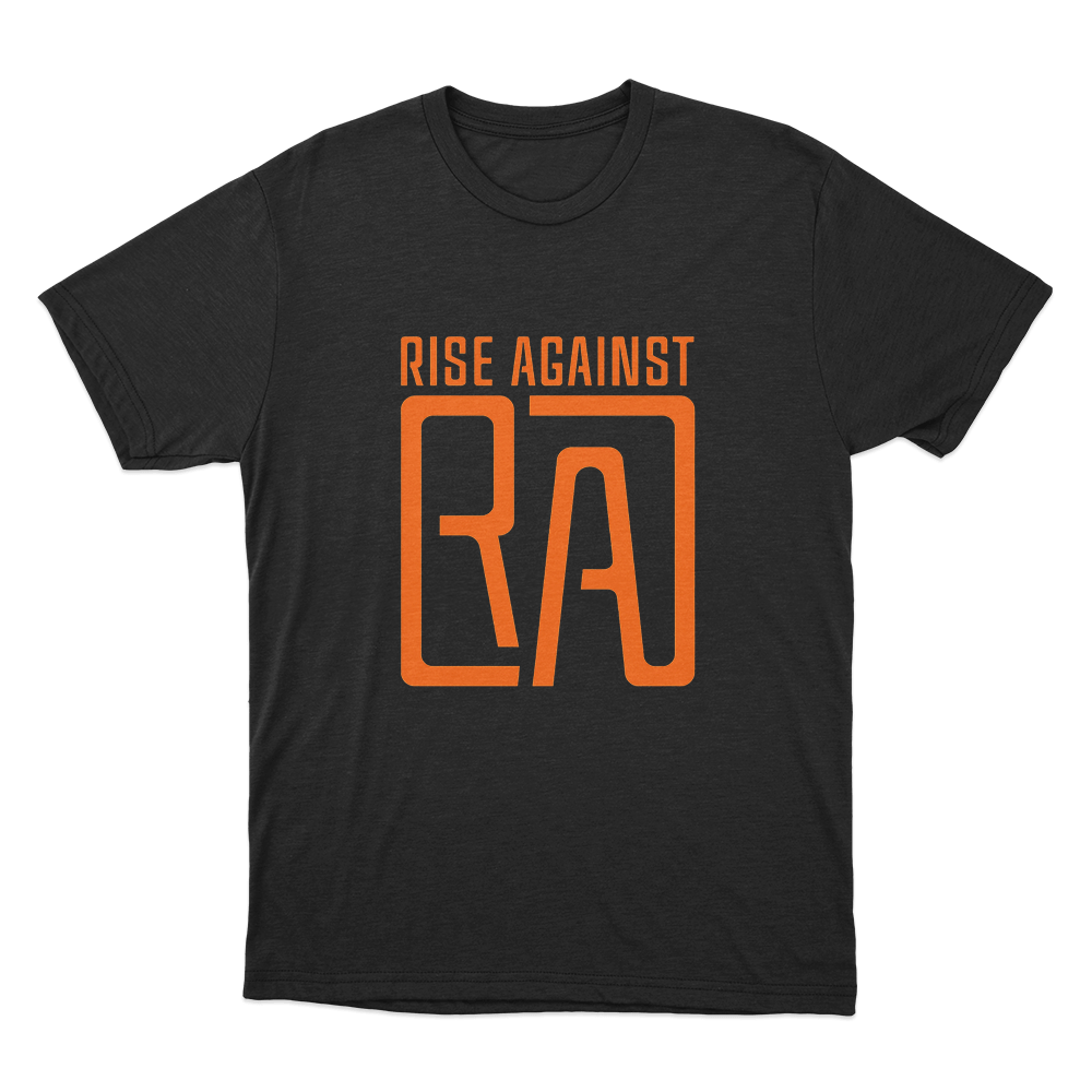 Rise Against RA Logo Unisex T Shirt Black Rise Against RA Logo Unisex T Shirt Black