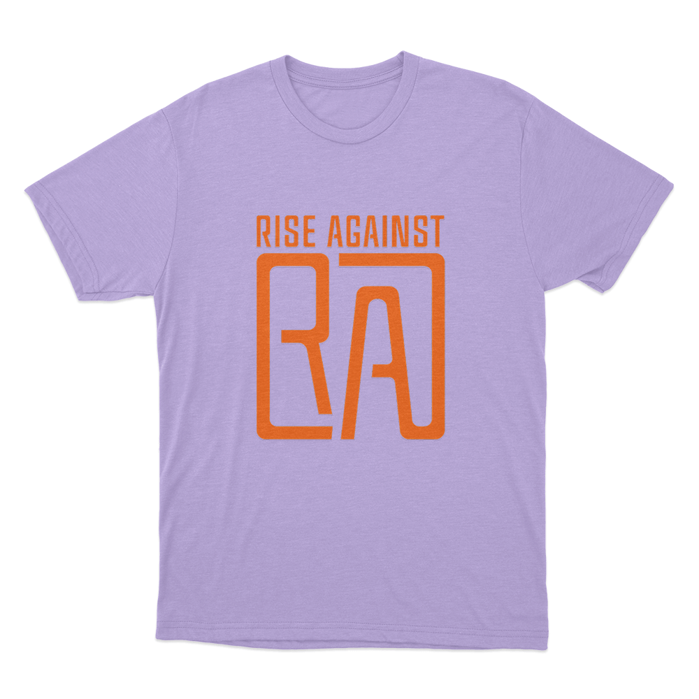 Rise Against RA Logo Unisex T Shirt Purple Rise Against RA Logo Unisex T Shirt Purple