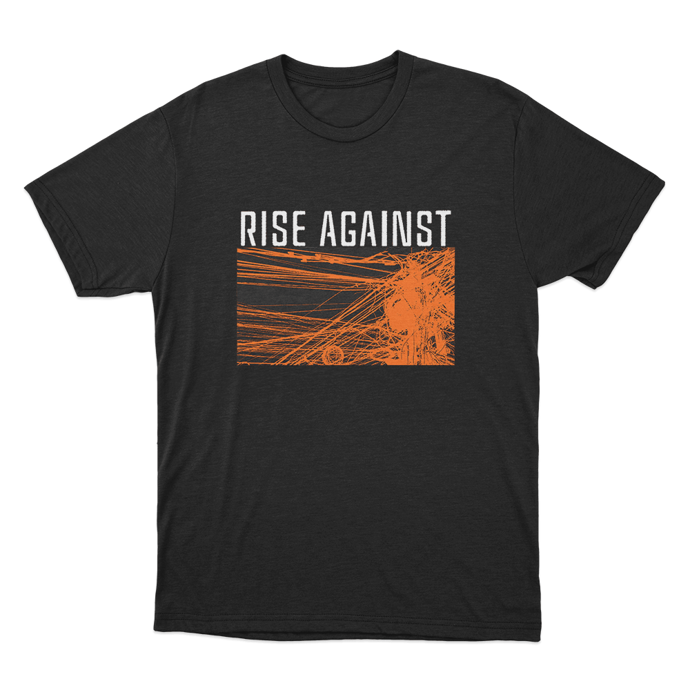 Rise Against Wire Unisex T Shirt Black Rise Against Wire Unisex T Shirt Black