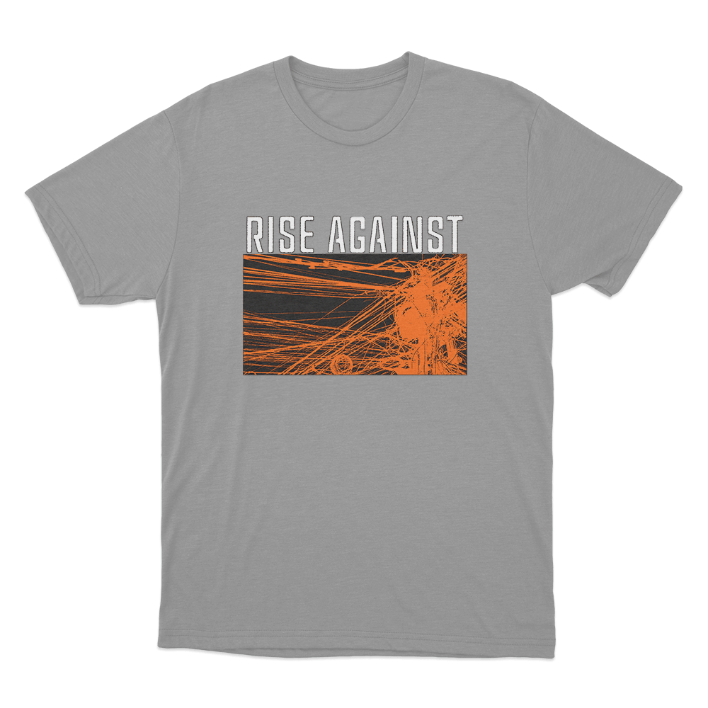 Rise Against Wire Unisex T Shirt Grey Rise Against Wire Unisex T Shirt Grey