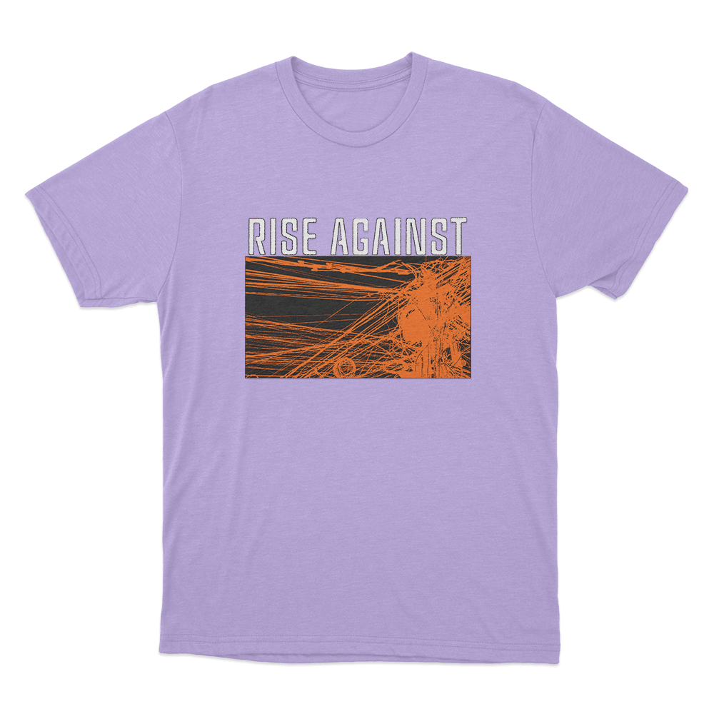 Rise Against Wire Unisex T Shirt Purple Rise Against Wire Unisex T Shirt Purple